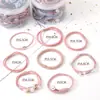 Cuerda para la cabeza, estilo coreano, pequeña, fresca, sencilla, con personalidad, banda de goma para el cabello, cuerda para el cabello, bola para cola de caballo para adultos, anillo para el cabello, tocado