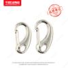 Suministro de fábrica hebilla de resorte de huevo de acero inoxidable para camarones hebilla de resorte de huevo accesorios de joyería diy llavero de acero inoxidable hebilla de oreja