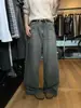 Imagina pantalones vaqueros casuales de pierna ancha de cintura alta estilo coreano de SAILORMOON para mujer, holgados y versátiles para otoño e invierno (viene con un cinturón)