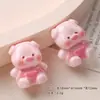 Acessórios de Resina DIY Desenho Animado Porquinho Tridimensional Cola de Chantilly Grampo de Cabelo Feito à Mão Capa de Celular Fivela de Sapato Acessórios