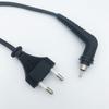 Garantía auténtica cable de alimentación con enchufe europeo de 2 pines y cola giratoria cable para plancha de pelo cable de peluquería