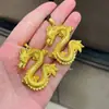 Vietnam banho de ouro areia ouro real moda masculina e feminina pingente de dragão elegante joias e-commerce ao vivo fornecimento de fábrica atacado