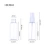 Frasco Spray 30ml 50ml Borrifador Fino Plástico Pet Frasco de Perfume Maquiagem Viagem Álcool Pequeno Frasco Spray