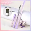 Conjunto de Pincéis para Nail Art com Cabo de Metal Novo Transfronteiriço, Conjunto Completo de Pincéis de Pintura, Canetas para Desenho de Linhas, Canetas Quadradas e Redondas para Fototerapia, Canetas Funcionais