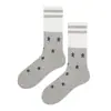 Meias Esportivas Masculinas de Cano Médio para Primavera e Outono | Design Moderno Sem Costura | Atacado Meias Cano Médio que Absorvem o Suor, Antiodor e Antibacterianas