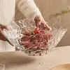 Fábrica Ardacam Importado Turco Vidro Prato de Frutas Saladeira Tigela de Sobremesa de Luxo Acessível Louças de Hotel