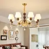 Quarto e Estudo Estilo Americano Madeira Maciça Novo Estilo Chinês Criativo High-End Lustre para Sala de Jantar, Novo Estilo Francês Vintage Lustre para Sala de Estar