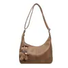 Bolso Bandolera Retro de Diseño de Nicho para Mujer 2026 Nuevo Estilo Coreano Versátil de Gran Capacidad Bolso de Hombro Bolso Bandolera de Tacto de Alta Gama