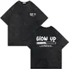 Camisetas Vintage Lavadas Old Skeleton Gym Pump Cover para Hombre Ove