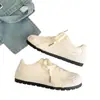 Zapatillas Lindas y Originales Estilo Ballet para Mujer, Diseño Acolchado, Novedad Chic de Nicho Coreano Primavera/Verano 2026 Zapatos Deportivos Blancos para Estudiante