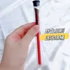 Nuevo cepillo para cejas cepillo para cejas salvaje cepillo de maquillaje rojo cuadrado solo biselado cepillo para cejas línea del cabello herramientas de belleza portátiles