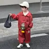 2382 Conjunto Infantil 2026 Outono e Primavera Esportivo Casual Roupa com Capuz de Bebê Conjunto de Duas Peças para Meninos para Outono