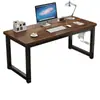 Mesa Simples para Escritório Casa Computador de Mesa Estudo Escrita Barra Longa Simples Mesa Escolar Branco Puro