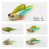 Isca Luya Dez Cores Mini Silicone Macia Peixe Saltitante 6cm8g Anti-Enrosco Fundo Cauda em T Isca para Pesca em Água Doce Marisca Equipamento de Pesca