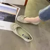 Zapatos de Salón para Mujer 2023 Suela Blanda Nuevo Popular en Internet Estilo Primavera Noche Cuero Suave Combinan con Todo Suave Escote en V Guisante Planos Zapatos de Tarde
