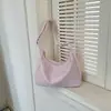 Bolso de hombro nuevo transfronterizo para mujer, simple y elegante, bolsa de mano para estudiantes universitarios para clases, bolso cruzado casual, versátil y dulce