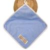 Toalla Cuadrada con Borde de Terciopelo Coral Personalizada al por Mayor de Fábrica Toalla de Mano Gancho Toalla Cuadrada para Niños Suave y Absorbente No Desprende Pelusa Fácilmente