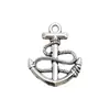 20 Tipos de Acessórios para Joias DIY, Materiais Artesanais, Pingentes de Pulseira de Âncora e Roda de Navio Vintage, Série Marinha Popular de Vendas Quentes no Comércio Exterior Transfronteiriço