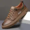 Zapatos de Hombre Primavera y Otoño Nueva Moda Tenis de Moda Transpirables Suela Suave Antideslizantes Versátiles Deportivos Casuales Zapatos Blancos