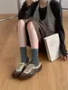 Zapatillas de entrenamiento estilo ballet para mujer, nuevo modelo otoño e invierno 2026, punta redonda, transpirables, ligeras, cómodas, zapatos casuales de suela blanda