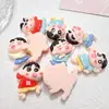 Pequeños Accesorios de Resina de Shin-Chan Versátiles de Dibujos Animados Pegamento Crema Imán de Refrigerador DIY Pinza Taza de Agua Papelería Parche Venta al por Mayor