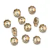 Corte de Cristal Alta Permeabilidad Rueda de Corte de Cristal Cuentas de Cristal Cortado Perforadas Estéreo de Diamante Cuentas de Cristal Accesorios para Manualidades con Cuentas