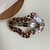 Marrón Amor Leopardo Clip Sin Marcas Tiara para Mujer Horquilla Parte Trasera Media Cola Agarre para Cabello Clip de Primavera Accesorios para el Cabello Pinza para el Cabello