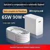 Carregador Pd65W é Adequado para Huawei, Xiaomi, Apple, Lenovo Notebook Cabeça de Carregamento Rápido, Cabo de Dados, Cabeça de Carregamento de Nitreto de Gálio