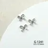 Nueva Joyería para Uñas con Lazo de Zirconia Joyería para Uñas con Lazo de Zirconio de Alta Gama Textura Lujo Ligero Francés Tridimensional