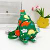 Saco das crianças desenhos animados pequeno dinossauro meninos 'saco peito meninas bonito Crossbody moeda bolsa bebê mochila de viagem atacado