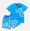 SynaWord Moda de Rua hip hop terno masculino 2023 comércio exterior popular moda camiseta estampada shorts syna