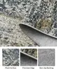 Tapete Abstrato Lavável Antiderrapante - Resistente a Manchas, Dobrável, Lavável à Máquina para Sala de Estar - Decoração Suave para Casa