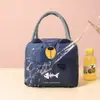 Nueva bolsa de almuerzo de dibujos animados linda, engrosada, impermeable y aislante, perfecta para que estudiantes y trabajadores de oficina lleven su almuerzo