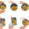 Adesivo para Celular de Ouro Puro 999 com 2mg de Ouro, "Princesa, Por Favor Fique Rica," "Tesouro, Dinheiro Importa," "Não Fique Bravo," Adesivo Criativo para Presente