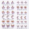 Nail art joias homem cristal fishtail net popular aurora mocha cor plana em forma de diamante água ondulação unha broca acessórios