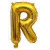 Balão de Letra Balão de Número de Folha de Alumínio Imitação Dourado Ouro Rosa Prata 16 polegadas Versão EUA Corpo Fino Aniversário Casamento