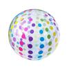 Pelota Inflable de Playa de Lunares en Stock Pelota Inflable de Playa de Rayas Arcoíris Fiesta en la Piscina de Verano Transfronterizo