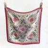 Lenço de Seda Estilo Étnico Retro Paisley para Mulheres 2026 Novo Acessório de Moda Artístico Lenço Legal Fino Lenço Quadrado Pequeno