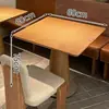 Tienda de Celebridades de Internet Hu Cha: Juegos de mesa y sillas a juego para restaurantes de comida ligera, sillas de comedor de madera maciza, restaurantes occidentales, restaurantes japoneses y establecimientos de comida informal