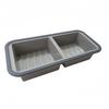 Nuevo Molde de Silicona Bicolor para Pastel de Grado Alimenticio Molde para Gelatina Refrigerador Horno Microondas Molde para Pastel para Hornear Universal