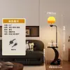 Luminária de Chão Atmosférica para Sala de Estar, Quarto, Mesa Lateral de Sofá, Arte de Luxo Leve, Luminária de Mesa de Cabeceira Vintage Retro Francês Cor Creme