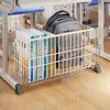 Cesta de Almacenamiento para Bolsa de Estudiante de Aula Gabinete para Colocar Libros de Texto Escritorio Escolar Estantería de Dormitorio Cesta de Almacenamiento de Libros