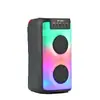 Lámpara de llama portátil de doble 3 pulgadas para exportación de comercio exterior, minicomponente BT-2301, audio Bluetooth inalámbrico, micrófono