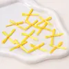 Mini Lazos de Poliéster Coloridos Anudados a Mano Accesorios para el Cabello Hechos a Mano DIY Pasadores de Pelo Aros para el Cabello Accesorios de Joyería Venta al por Mayor