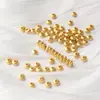 Piezas decorativas separadoras de color dorado mate tradicionales para joyería DIY, piezas separadoras de pulsera, cuentas de OVNI y piezas separadoras de cuentas