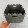 Nueva caja de almacenamiento de fieltro de una sola pieza para la organización del escritorio de oficina, fieltro reforzado, almacenamiento y organización multifuncional