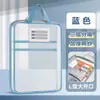 Bolsa para Archivos de Gran Apertura en Forma de L, Bolsa para Materias A4, Tres Capas, Gran Capacidad, L, Malla Transparente, Bolsa para Guardar Exámenes de Estudiante