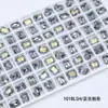 Taladro de uñas Dongzhou 8*6 broca octagonal larga de fondo puntiagudo explosiones de la red social taladro para decoración de uñas taladro de vidrio brillante venta al por mayor