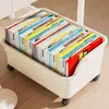 Caixa de Armazenamento de Livros para Alunos na Sala de Aula, Caixa de Armazenamento de Livros de Grande Capacidade para Alunos do Ensino Médio, Caixa de Armazenamento de Livros Removível sob a Mesa