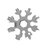 Chave de Floco de Neve Multifuncional Ferramenta Combinada para Exterior Ferramenta Octogonal Chave de Fenda Abridor de Garrafa Chave Portátil Atacado